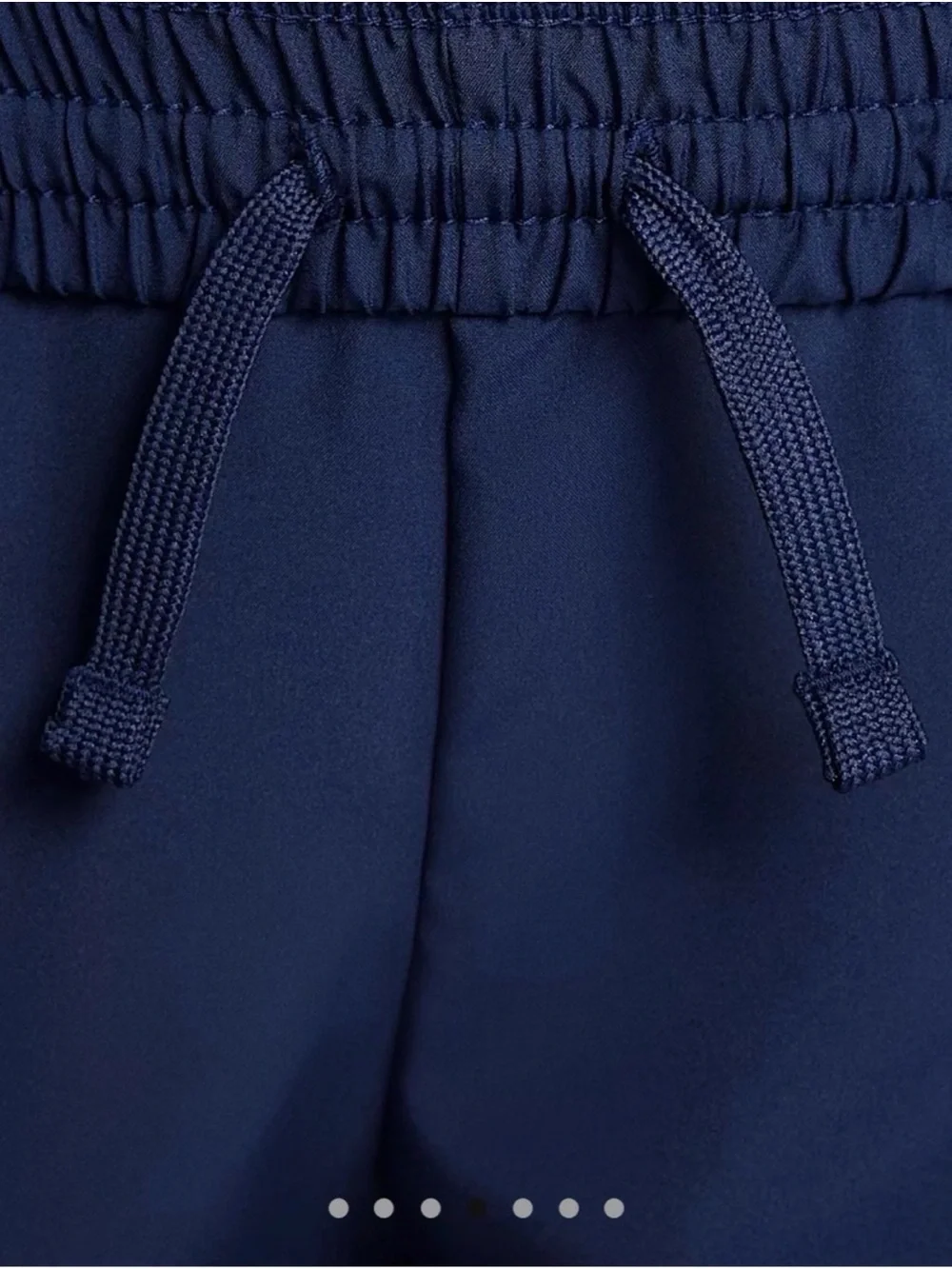Nike youth  Navy Blue Athletic Shorts with White Swoosh